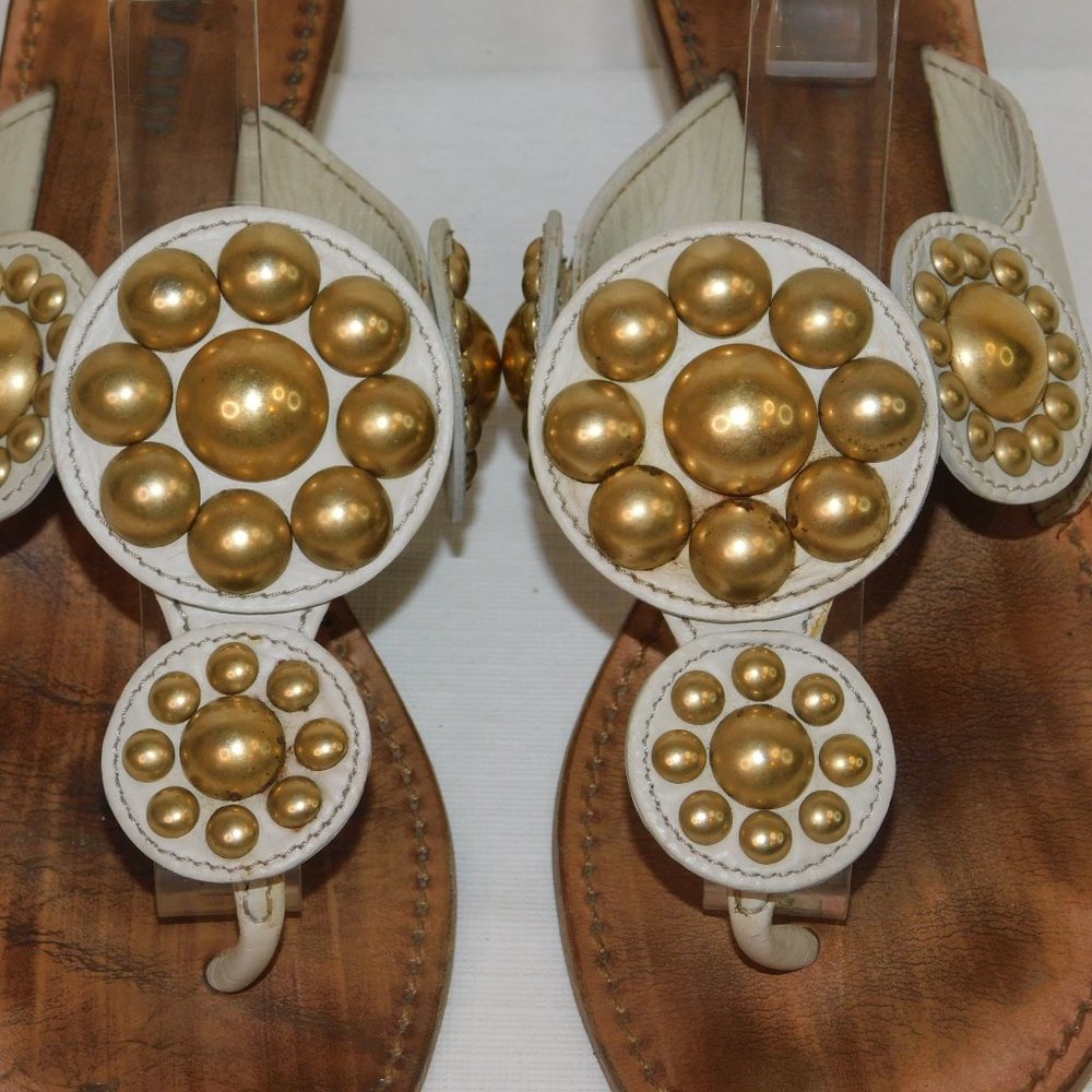 Miu Miu Sandals Made In Italy Size 36.5 - image 3